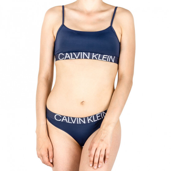 Dámska podprsenka Calvin Klein tmavo modrá (QF5181E-8SB)