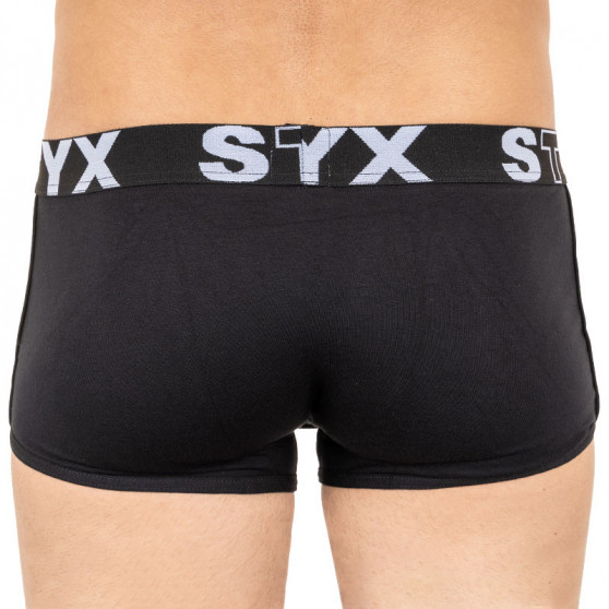 Pánske boxerky Styx basket športová guma čierne (Z960)