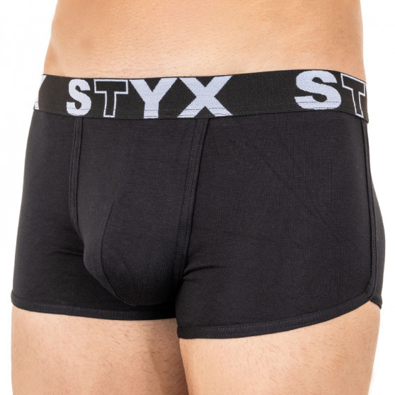 Pánske boxerky Styx basket športová guma čierne (Z960)