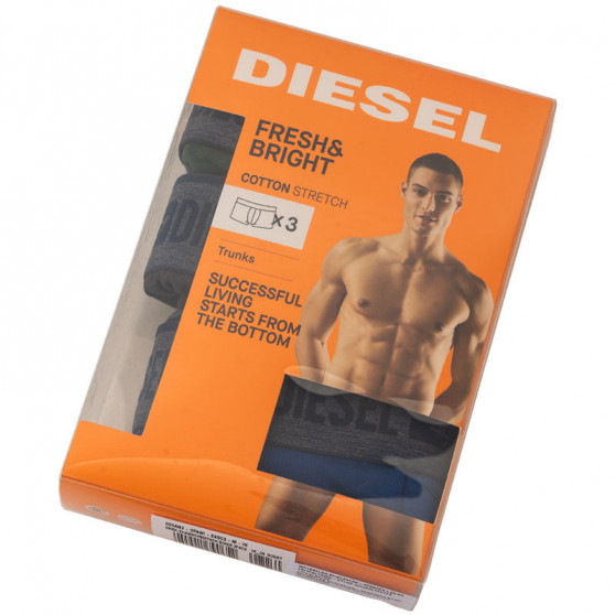3PACK pánske boxerky Diesel viacfarebné (00SAB2-0PAWI-E4903)