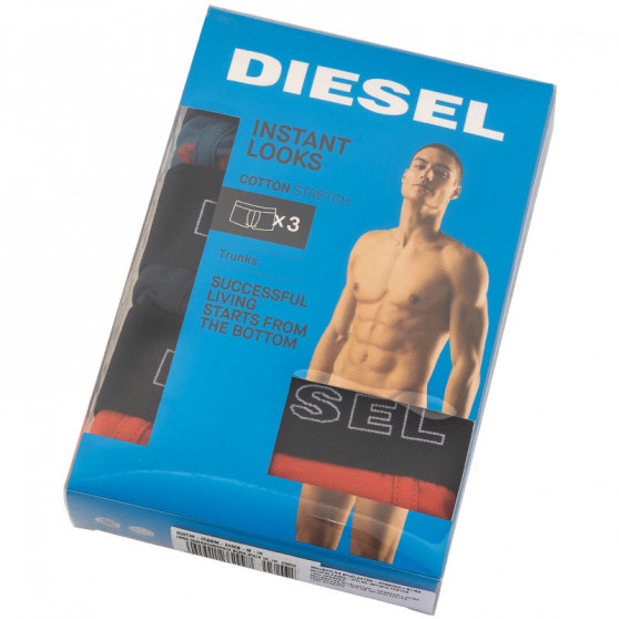 3PACK pánske boxerky Diesel viacfarebné (00ST3V-0TAWM-E4908)