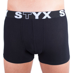 Pánske boxerky Styx športová guma nadrozmer čierne (R960)
