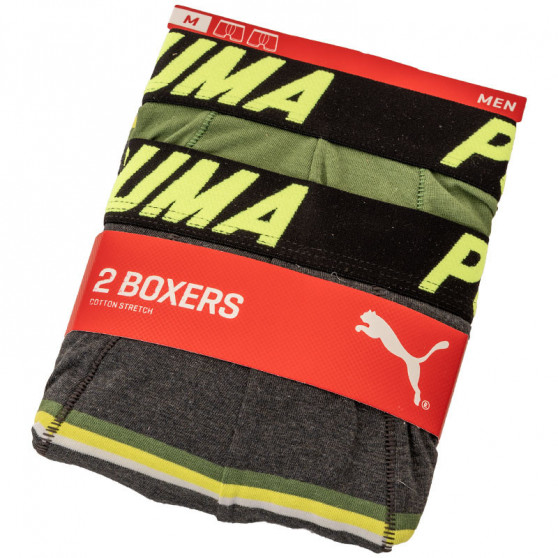 2PACK pánske boxerky Puma viacfarebné (691001001 998)