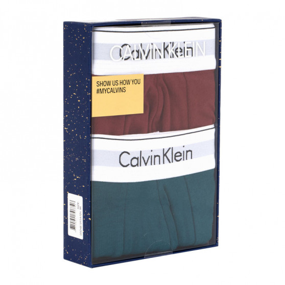 2PACK pánske boxerky Calvin Klein viacfarebné (NB1393A-FJN)