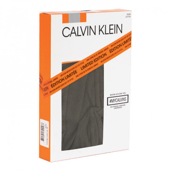 Pánske boxerky Calvin Klein tmavo zelené (NB2124A-FDX)