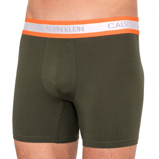 Pánske boxerky Calvin Klein tmavo zelené (NB2125A-FDX)