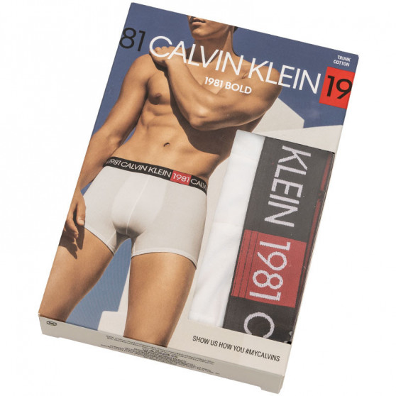 Pánske boxerky Calvin Klein biele (NB2050A-100)
