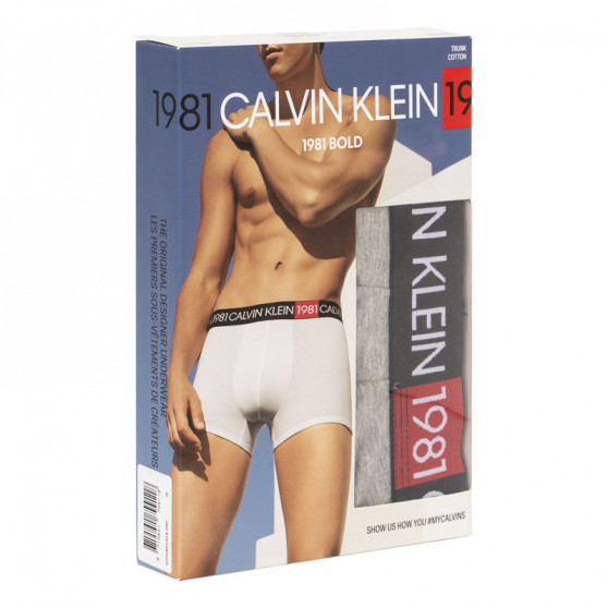 Pánske boxerky Calvin Klein sivé (NB2050A-080)