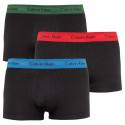 3PACK pánske boxerky Calvin Klein čierne (U2664G-BZP)