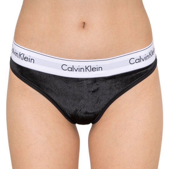 Dámska tangá Calvin Klein čierna (QF5512E-001)