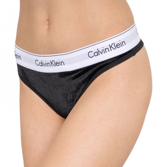 Dámska tangá Calvin Klein čierna (QF5512E-001)