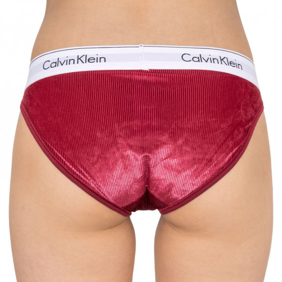 Dámske nohavičky Calvin Klein vínové (QF5513E-2XV)