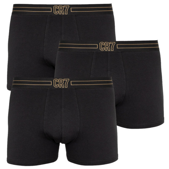 3PACK pánske boxerky CR7 čierne (8100-49-2718)