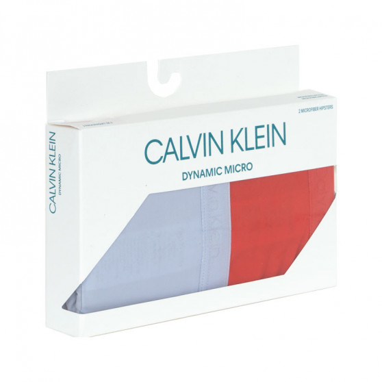 2PACK dámske nohavičky Calvin Klein viacfarebné (QD3696E-XCC)