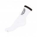 Ponožky Styx classic biele s čiernym nápisom (H261)