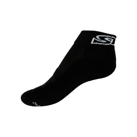 Ponožky Styx fit čierne s bielym nápisom (H272) 