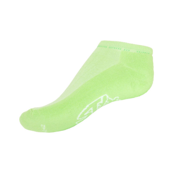 Ponožky Styx indoor zelené s bielym nápisom (H255)