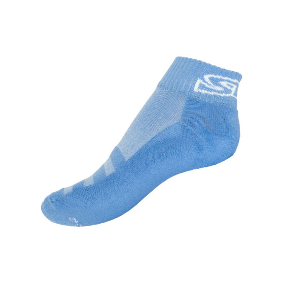 Ponožky Styx fit modré s bielym nápisom (H276)