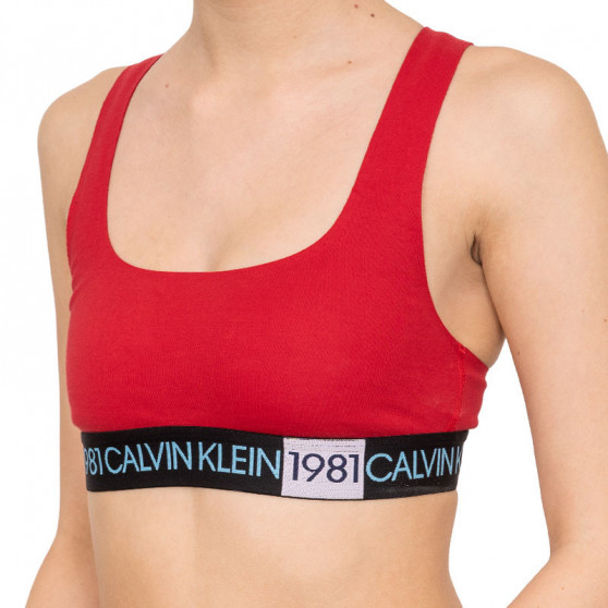 Dámska podprsenka Calvin Klein červená (QF5577E-3YQ)