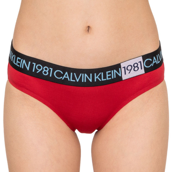Dámske nohavičky Calvin Klein červené (QF5449E-3YQ)