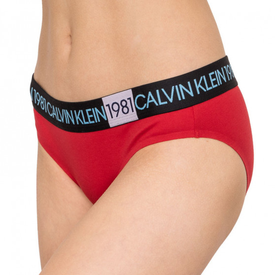 Dámske nohavičky Calvin Klein červené (QF5449E-3YQ)