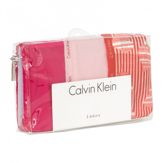 3PACK dámske nohavičky Calvin Klein viacfarebné (QD3591E-QQ3)
