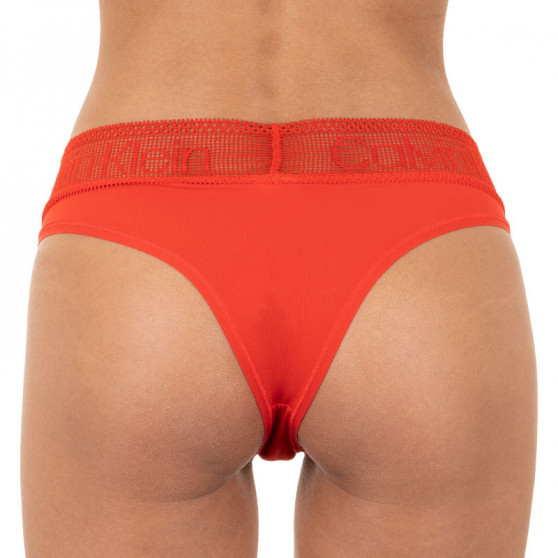 Dámske nohavičky Calvin Klein červené (QD3698E-DFU)