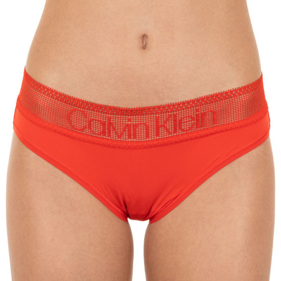 Dámske nohavičky Calvin Klein červené (QD3699E-DFU)