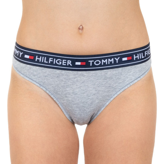 Dámske nohavičky brazilky Tommy Hilfiger sivé (UW0UW00723 004)