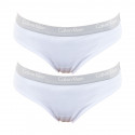 2PACK dámske nohavičky Calvin Klein biele (QD3584E-100)