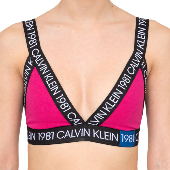 Dámska podprsenka Calvin Klein rúžová (QF5447E-8ZK)