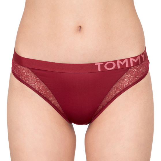 Dámske nohavičky Tommy Hilfiger červené (UW0UW01392 647)