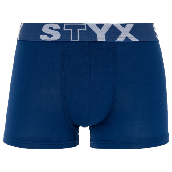 Sokolovská Pánske boxerky Styx športová guma tmavo modré (G968)