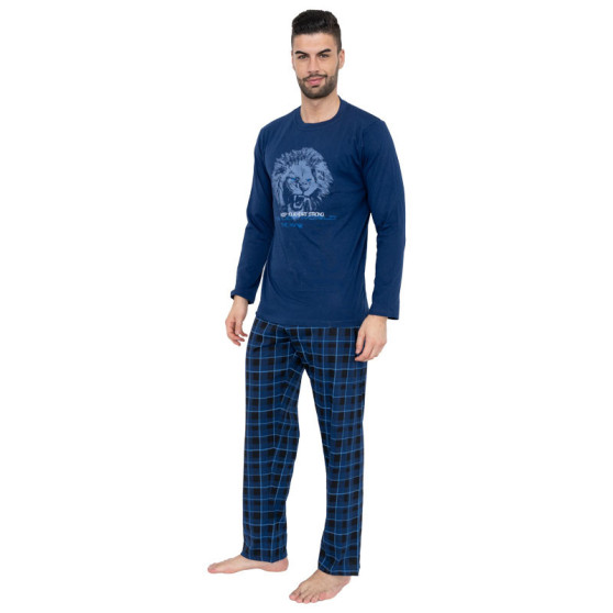 Pánske pyžamo Gino tmavo modré (79063)