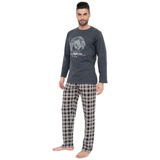 Pánske pyžamo Gino sivé (79063)