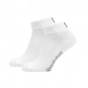 3PACK ponožky Horsefeathers run biele (AA1080B)