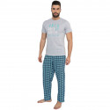 Pánske dlhé pyžamo Molvy viacfarebné (AV-4311)