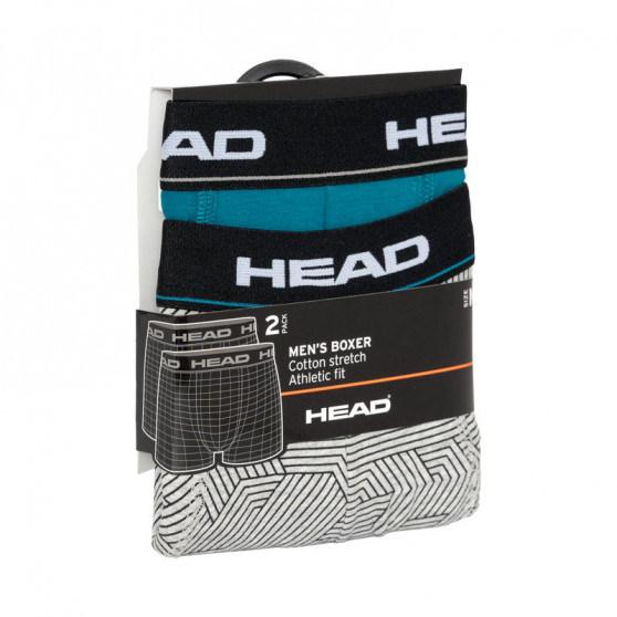 2PACK pánske boxerky HEAD viacfarebné (801004001 202)