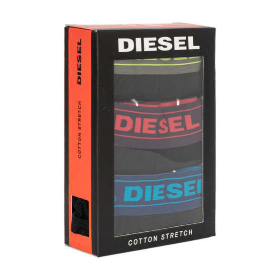 3PACK pánske boxerky Diesel čierné (00CKY3-0SAWM-E4986)