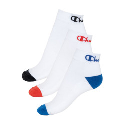 3PACK ponožky Champion biele (Y082D-8LZ)
