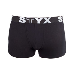 Detské boxerky Styx športová guma čierne (GJ960)
