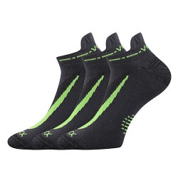 3PACK ponožky VoXX tmavo sivé (Rex 10)