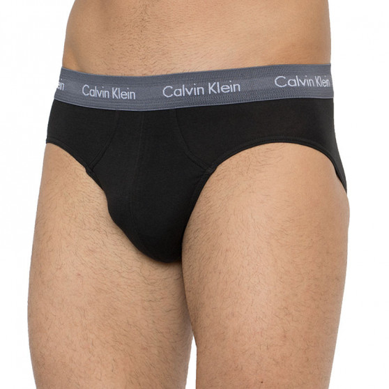 3PACK pánske slipy Calvin Klein čierne (U2661G-ORA)