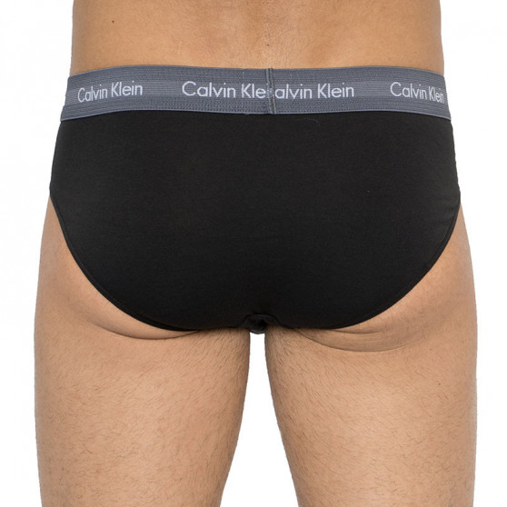 3PACK pánske slipy Calvin Klein čierne (U2661G-ORA)