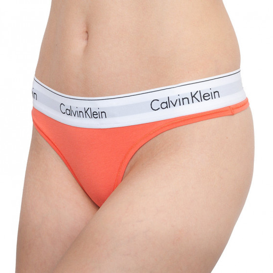 Dámska tangá Calvin Klein oranžová (F3786E-GPT)