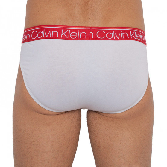 3PACK pánske slipy Calvin Klein viacfarebné (NB2415A-WBR)