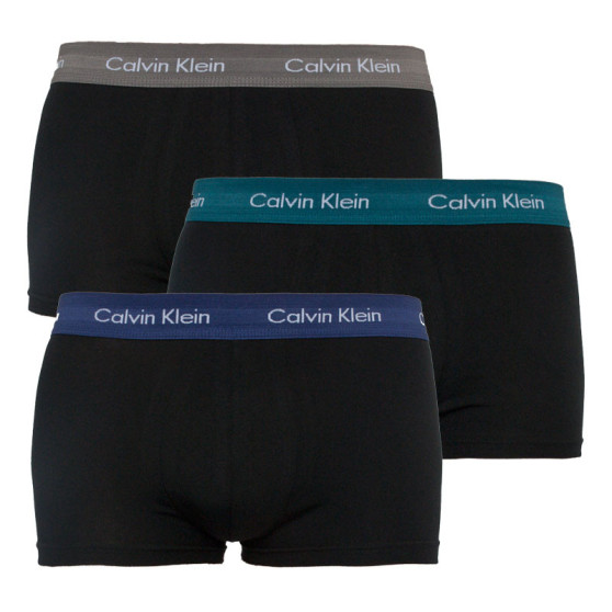 3PACK pánske boxerky Calvin Klein čierne (U2664G-SZM)