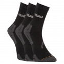 3PACK ponožky HEAD čierne (741020001 200)