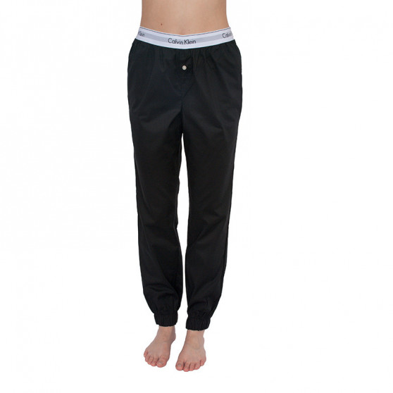 Dámske nohavice na spanie Calvin Klein čierne (QS5934E-001)
