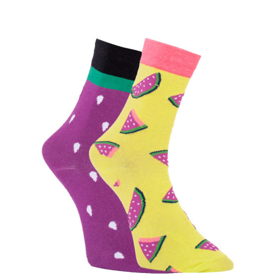 Veselé ponožky Dots Socks melón (DTS-SX-462-R)